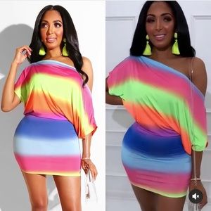 Touch Dolls off the shoulder dress